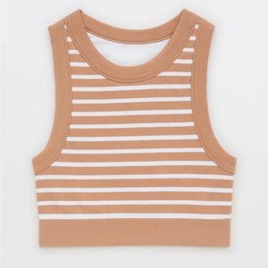 Offline By Aerie Seamless High Neck Sports Bra